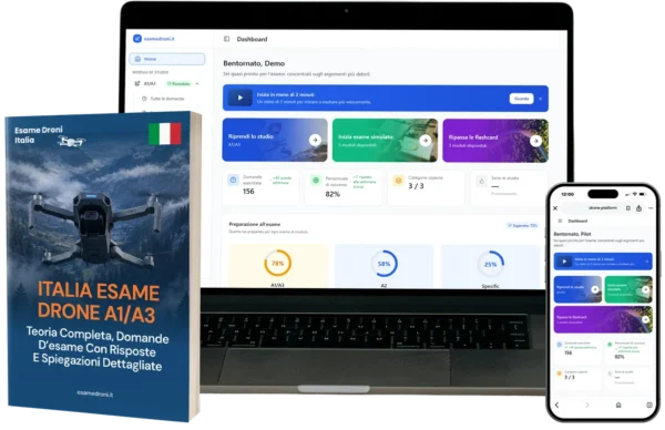 A1/A3 licenza drone Combo – A1/A3 Formazione & piattaforma e-learning