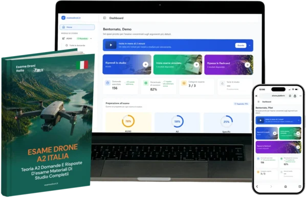 A2 licenza drone Combo – A2 Formazione & piattaforma e-learning